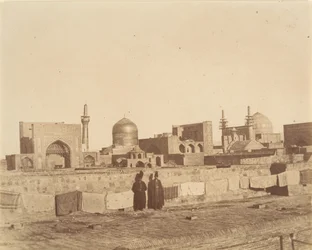 [En allmän bild av MESHED från taket på en hamam.], 1840-60-tal.
