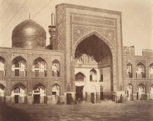 [Imamen Rizas huvudport, Mashhad, Iran], 1850-talet.
