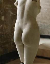 Afrodite från Knidos, antik replik av ett original av Praxiteles ...