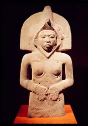 Kvinnlig fruktbarhetsfigur, Huaztec