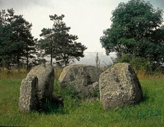 Förhistoria: stenålderns grav.
