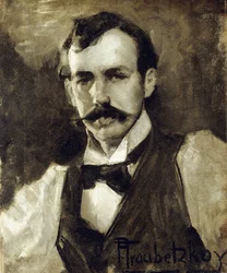 Porträtt av målaren, Sir Jebusa Shannon, R.A.