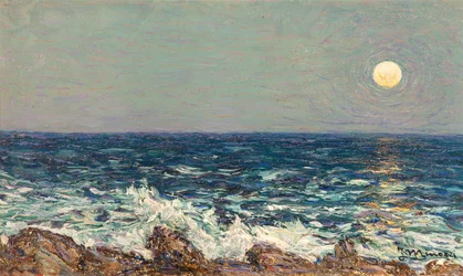 Månen stiger (olja ombord)