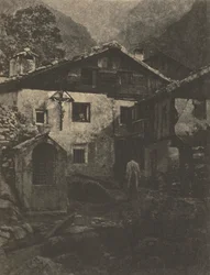 Kameraarbete: A Village Corner, 1906.