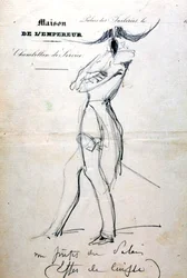 Studie, Kejsarens hus, c 1823-1870