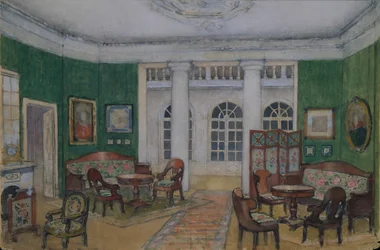 Scenografi för operan Eugene Onegin av P. Tchaikovsky, 1900-talet