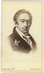 Porträtt av författaren och historikern Nikolay M. Karamzin 1766-1826