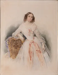 Porträtt av Praskovia Nikolaevna Ryumina 1821-1897, 1847