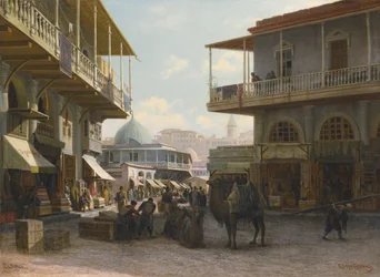Vy över Tiflis, 1874