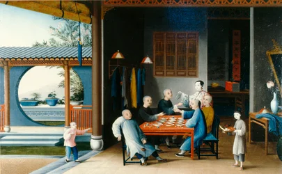 En matscen, ca 1800 (olja på duk)