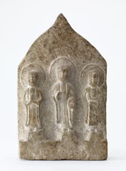 Förfalskning av en liten buddhistisk tablett