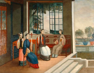 Musikanter, ca 1800 (olja på duk)