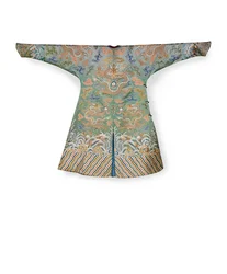 Celadon sidenklänning för en kejserlig prinsessa, Jifu, Kina (silke)