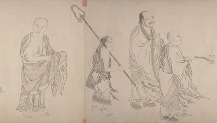 The Sexteen Luohans, 1500-talet.