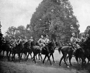 Danska husarer i Bernsdorff, 1908