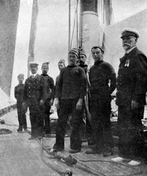 Ombord på yachten Britannia, 1908