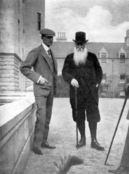 Sir Arthur Davidson och Sir Dighton Probyn, 1908