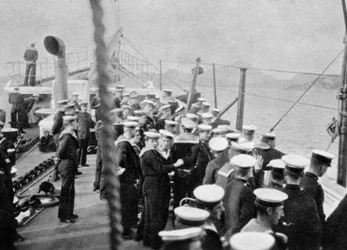 Besättningen på den kungliga yachten Victoria och Albert III, Norge, 1904 1908.