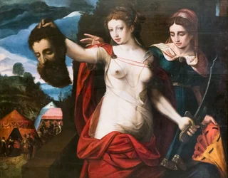 Judith med huvudet av Holophernes