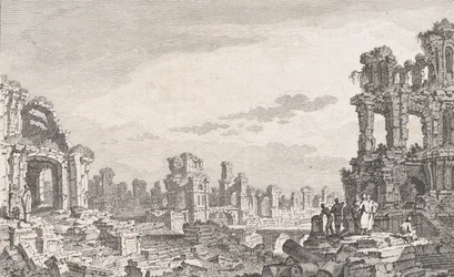 Ruines de Cumes, 1700-talet.