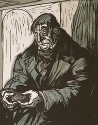 Illustration från "Le Pere Goriot" av Honore de Balzac, publicerad 1922