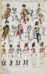 Napoleonska trupper från Grande Armee