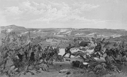 "Slaget vid Tchernaya, 16 augusti 1855".