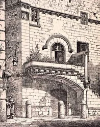 House of Santa Rosa, Viterbo, Italien, från 
