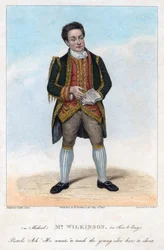 Mr Wilkinson som Michael i Free and Easy, 1822.