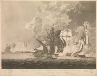 Nederlag för den franska och italienska eskadern