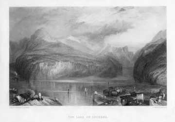 Luzernsjön, 1800-talet.