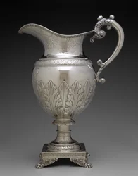 Pitcher, c. 1839 (silver)