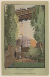 The Elevated Railroad på 110th Street