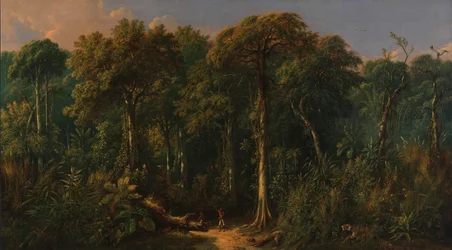 Javanesisk djungel, ca. 1860.