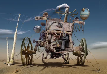 Steampunk-ökenmaskin