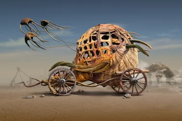 Surrealistisk ökenvagn