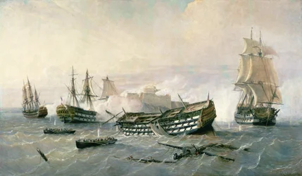Försvaret av Havannas udde år 1762, cirka 1898