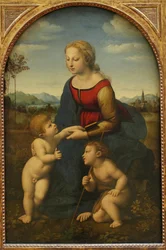 Madonna och barn med Johannes Döparen La belle jardinière