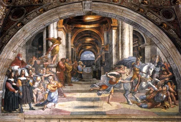 Utvisningen av Heliodorus, 1511-1512