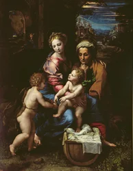 Den heliga familjen (La Perla), omkring 1518