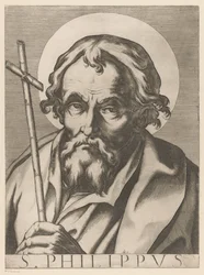 Sankt Filip St. Philip (titel på objekt) Kristus, Maria och de tolv apostelen (serietitel) The Sacred Apostolic College (serietitel)