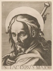 Sankt Jakob av Meerdere St. James the Greater (titel på objekt) Kristus, Maria och de tolv apostelen (serietitel) The Sacred Apostolic College (serietitel)