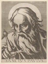 sankt Paul Saint Paul (titel på objekt) Kristus, Maria och de tolv apostelen (serietitel) The Sacred Apostolic College (serietitel)