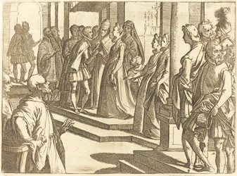 Trolovningen av Margareta av Österrike till Filip III, kung av Spanien