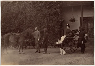 Överste H. R. Thuillier och hans hustru Emmeline Williams Thuillier, Shimla