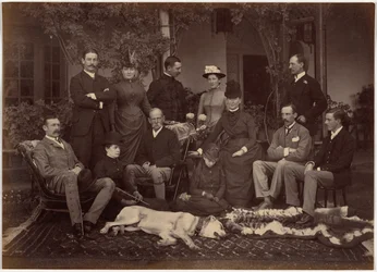 Hans eminens, överbefälhavaren och följet, Shimla