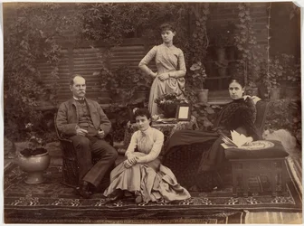 Sir Auckland Colvin och familj, Shimla
