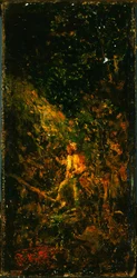 Figur i ett landskap