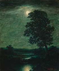 Månsken 1883 (olja på duk)