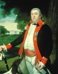 Porträtt av kapten John Pratt från Middleton, Connecticut